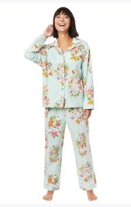 The Cat's Pajamas Women's Harlee Classic Cotton Flannel Pajama Set