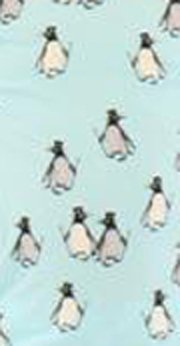Bedhead Women's Blue Penguins On Parade Stretch Onesie