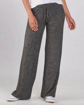 Boxercraft Women's Wide Leg Cuddle Pant in Charcoal Heather