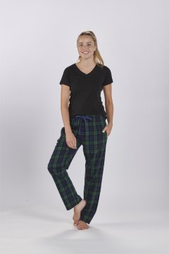 Boxercraft Women's Haley Blackwatch Plaid Flannel Pajama Pant