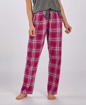 Boxercraft Women's Haley Orchid Metro Plaid Flannel Pajama Pant