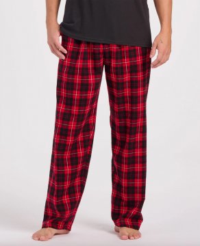 Boxercraft Men's Harley Red/Black Plaid Flannel Pajama Pant