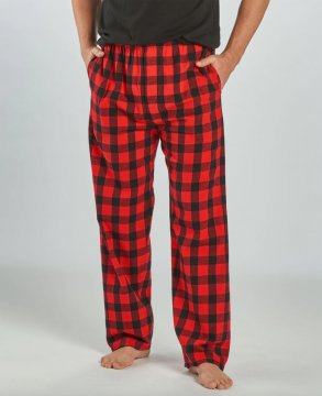Boxercraft Men's Harley Red/Black Buffalo Plaid Flannel Pajama Pant