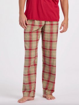 Boxercraft Men's Harley Reindeer Plaid Flannel Pajama Pant
