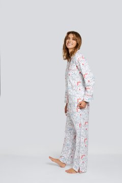 Daisy Alexander Beary Happy Classic Cotton Pajama Set