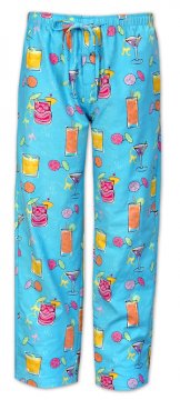 The Cat's Pajamas Men's Happy Hour Flannel Pajama Pant