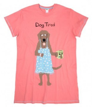 Little Blue House by Hatley Dog Tired Cotton Sleepshirt in Pink