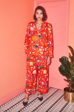 Karen Mabon Festive Feast Organic Cotton Classic Pajama Set