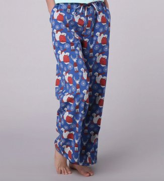 Mahogany Women's Snow Buddies Flannel Pajama Pant in a Bag