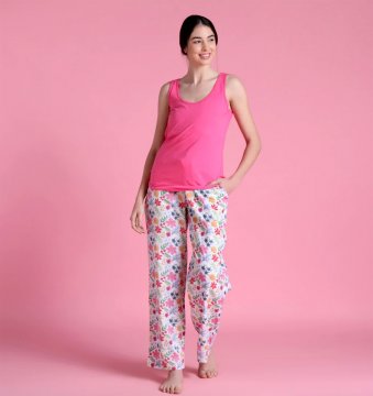 Mahogany Women's Mirabel Cotton Pajama Pant in a Bag