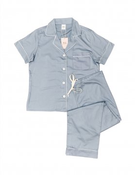 PJ Confidential Women's Camilla Cotton Short Sleeve Classic Pajama Set in Bermuda
