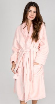 PJ Salvage Luxe Plush Robe in Blush