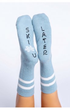 PJ Salvage Ski U Later Winter Fun Socks