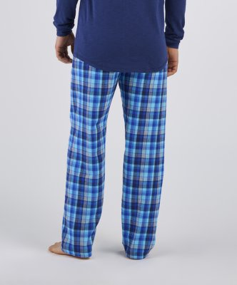 Boxercraft Men's Harley Harmony Blue Plaid Flannel Pajama Pant
