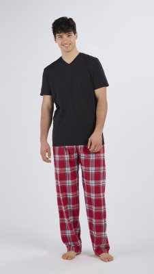 Boxercraft Men's Harley McIntosh Red Plaid Flannel Pajama Pant
