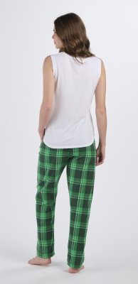 Boxercraft Women's Haley McIntosh Green Plaid Flannel Pajama Pant