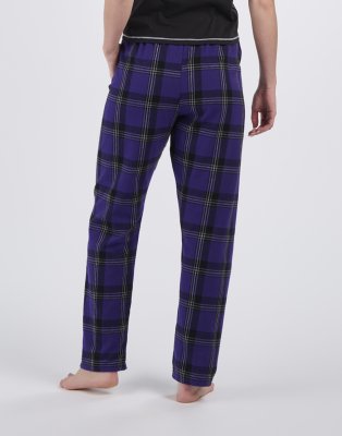 Boxercraft Women's Haley McIntosh Purple Plaid Flannel Pajama Pant