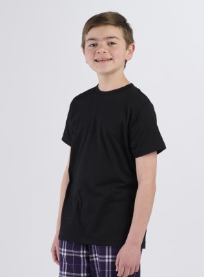 Boxercraft Kids Essential Short Sleeve T-Shirt in Black