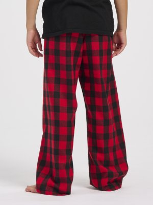 Boxercraft kids Red/Black Buffalo Plaid Poly Flannel Lounge Pant