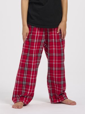 Boxercraft kids Red/White Plaid Poly Flannel Lounge Pant