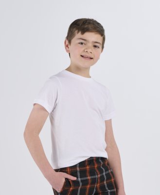 Boxercraft Kids Essential Short Sleeve T-Shirt in White