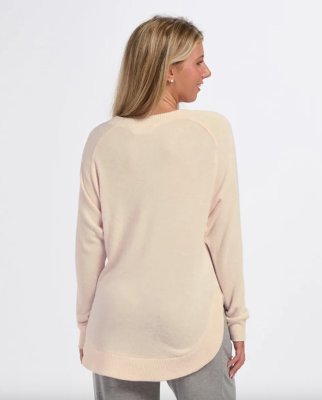 Boxercraft Women's Cuddle Oversized Crew Top in Barley Heather