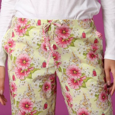 Mahogany Women's Bernadette Cotton Pajama Pant in a Bag