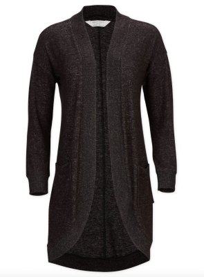 Boxercraft Women's Cuddle Cardigan in Black Heather