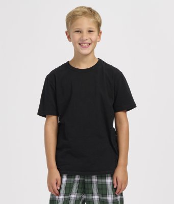 Boxercraft Kids Essential Short Sleeve T-Shirt in Black