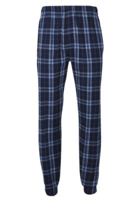 Boxercraft Adult Navy/Colmbia Plaid Flannel Jogger