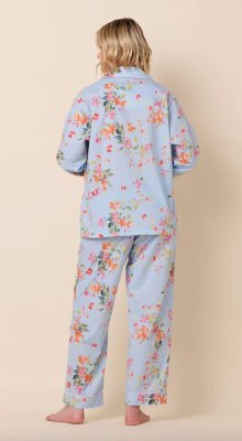 The Cat's Pajamas Women's Camilla Luxe Pima Cotton Classic Pajama Set