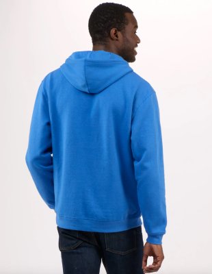 Boxercraft Men's Fleece Hoodie in Collegiate Blue