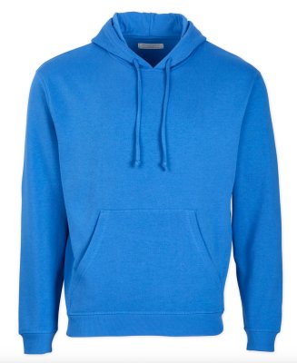 Boxercraft Men's Fleece Hoodie in Collegiate Blue