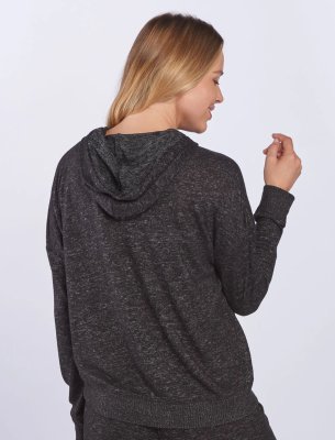 Boxercraft Women's Cuddle Hoodie in Black Heather