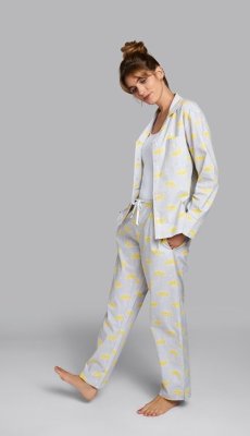 Daisy Alexander Rainy Day Classic Cotton Poplin Pajama Set