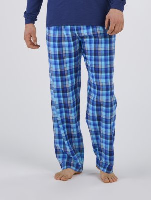 Boxercraft Men's Harley Harmony Blue Plaid Flannel Pajama Pant