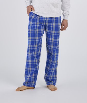 Boxercraft Men's Harley Jordan Electric Blue Plaid Flannel Pajama Pant