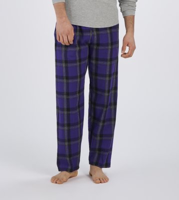 Boxercraft Men's Harley McIntosh Purple Plaid Flannel Pajama Pant