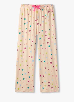 Little Blue House by Hatley Jelly Bean Hearts Polyknit Pajama Pant