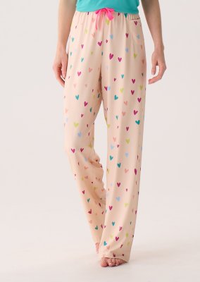 Little Blue House by Hatley Jelly Bean Hearts Polyknit Pajama Pant