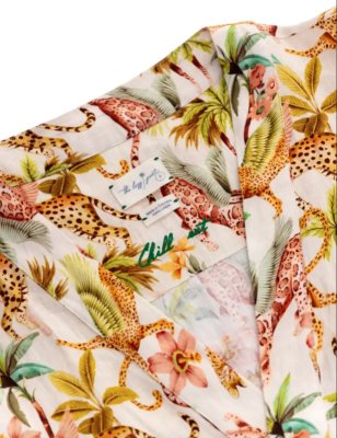 The Lazy Poet Women's Lola Pegasus Linen Kimono Robe