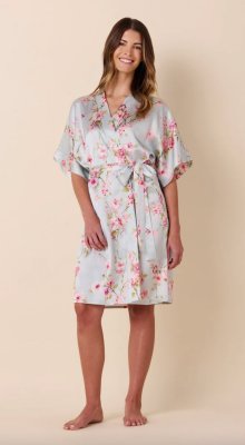 The Cat's Pajamas Women's Morning In Kyoto Silk Kimono Robe