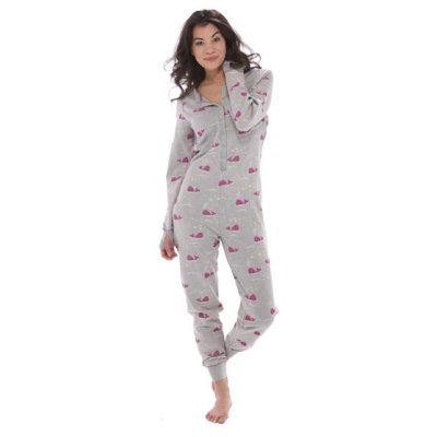 Munki Munki Whales Vintage Washed Thermal Union Suit