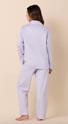 The Cat's Pajamas Women's Periwinkle Classic Luxe Pima Pajama Set