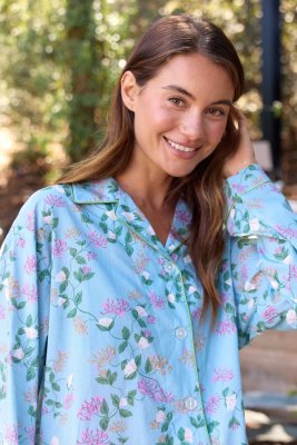 The Cat's Pajamas Women's Pippa Voile Cotton Classic Pajama Set