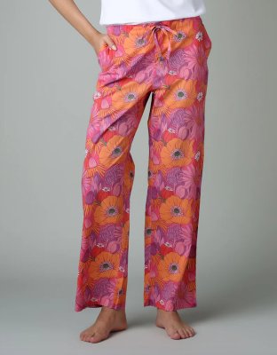 Mahogany Women's Tiana Pink Cotton Pajama Pant in a Bag