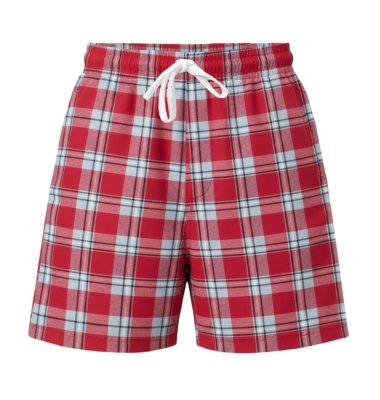 Boxercraft Adult Red McIntosh Unisex Flannel Plaid Oversized Lounge Short