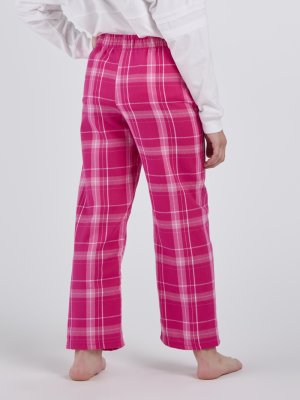 Boxercraft Kids Pink Carnegie Plaid Poly Flannel Lounge Pant
