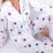 8 Oak Lane Women's Holiday Coffee Flannel Classic Pajama Set