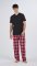 Boxercraft Men's Harley McIntosh Red Plaid Flannel Pajama Pant